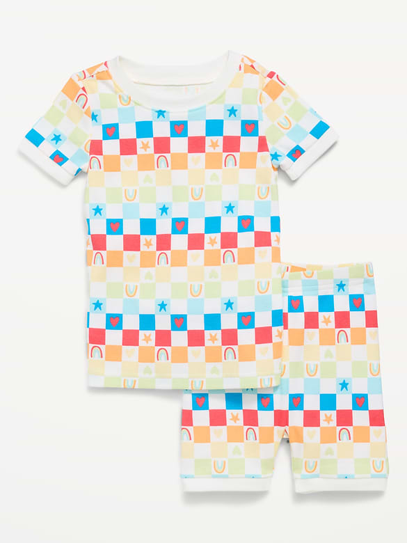 Printed Snug-Fit Pajama Set for Toddler & Baby
