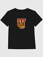Image 1 of 4, Soft cotton T-shirt., Classic, straight and easy fit., Hits at the hip., Crewneck., Short sleeves., Officially licensed Tuskegee University Primary Logo at front.