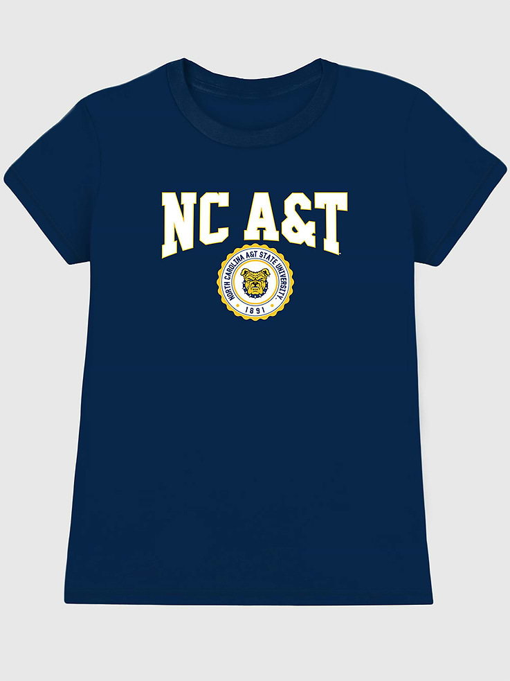 Image number 1 showing, North Carolina AT State University Collegiate Graphic T-Shirt for Women
