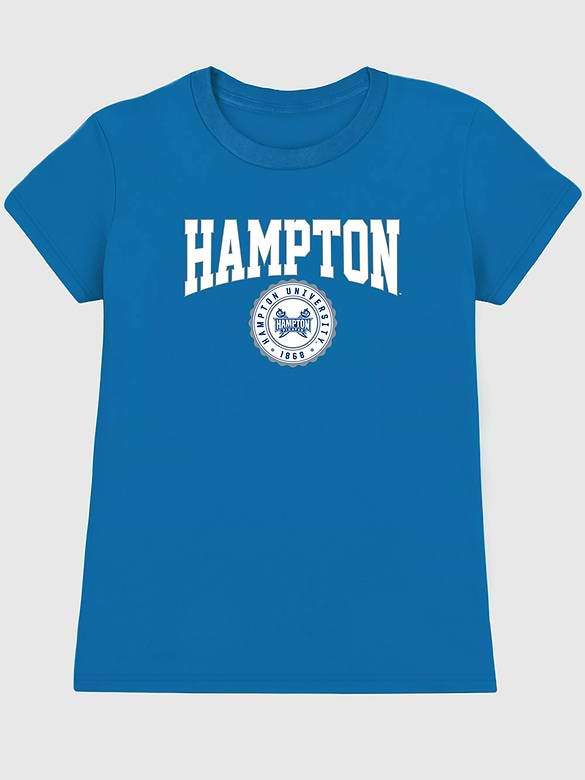 Hampton University Collegiate Graphic T-Shirt for Women