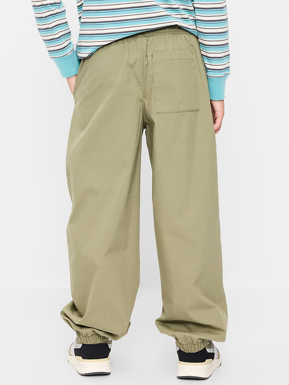 Pantalon de jogging parachute coupe généreuse pour fille