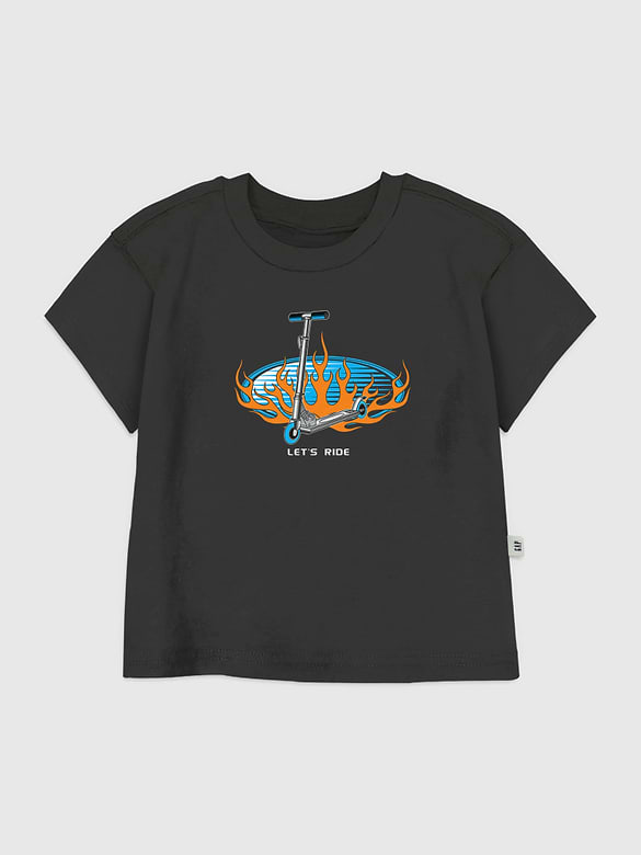 Toddler Lets Ride Graphic T-Shirt
