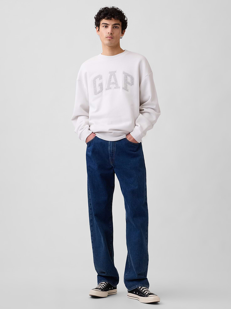 Image 3 of 7, Adult Relaxed Gap Logo Sweatshirt