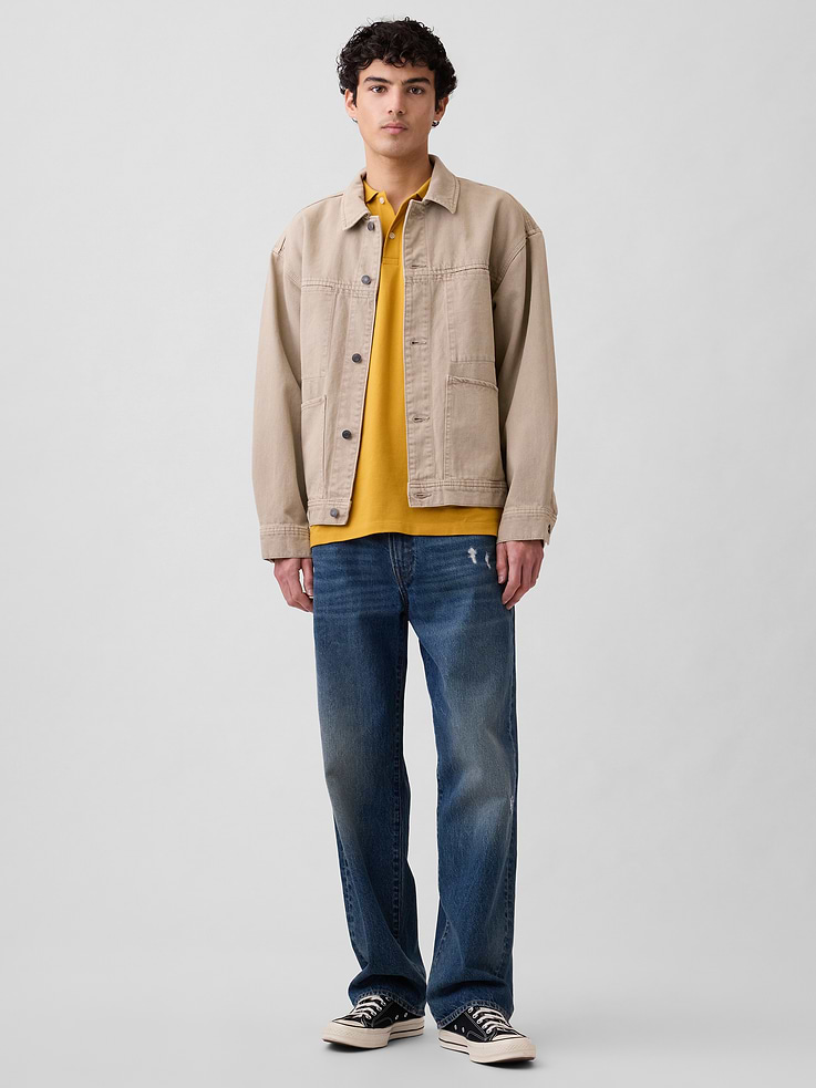 Image 3 of 5, Stretch Pique Polo Shirt