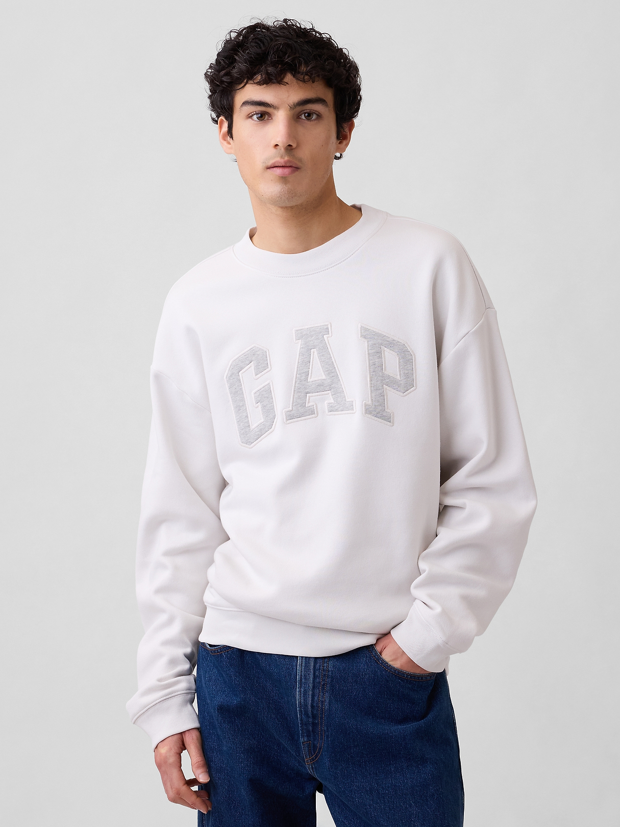 Adult Relaxed Gap Logo Sweatshirt | Gap Factory
