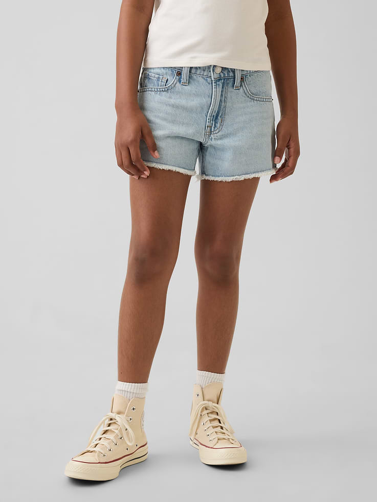 Image number 3 showing, Kids Low Rise Stride Denim Shorts