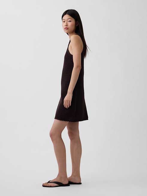 brown plaid dress Pleated Mini Sleeve Length:Standard - 36