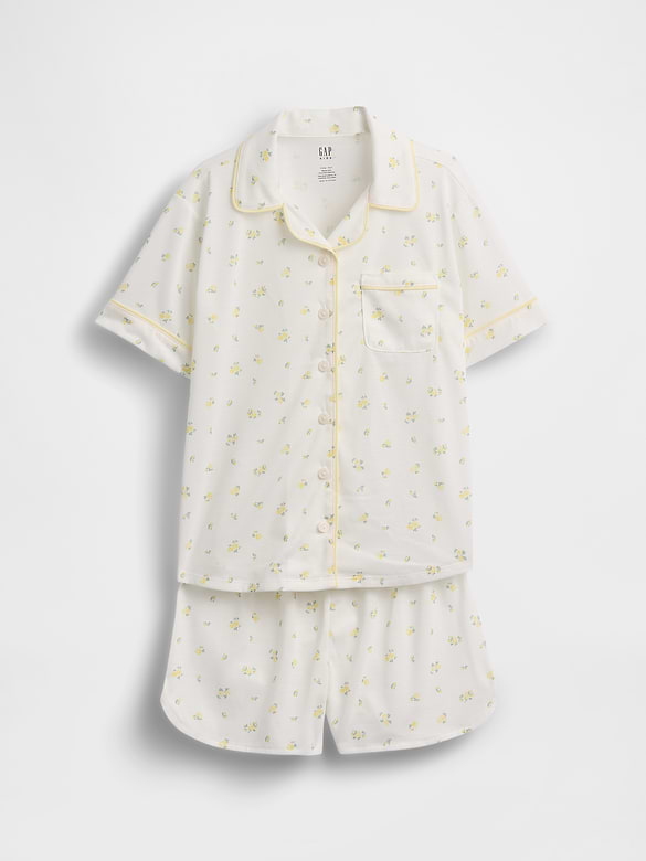 Kids Recycled PJ Short Set