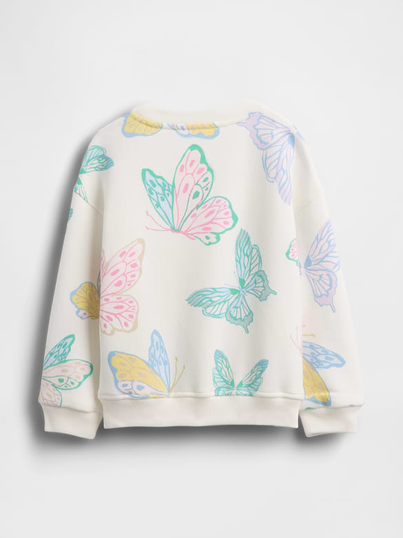Chandail en coton ouaté VintageDoux à imprimé pour Bébé et Tout-petit