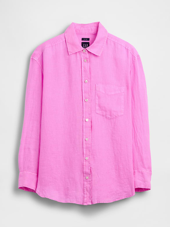 100% Linen Oversized Shirt
