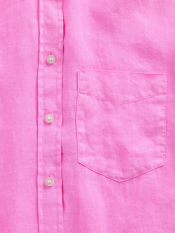 Image number 4 showing, 100% Linen Oversized Shirt