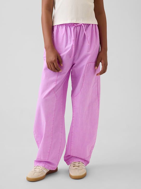 Kids Easy Double-Knee Barrel Pants