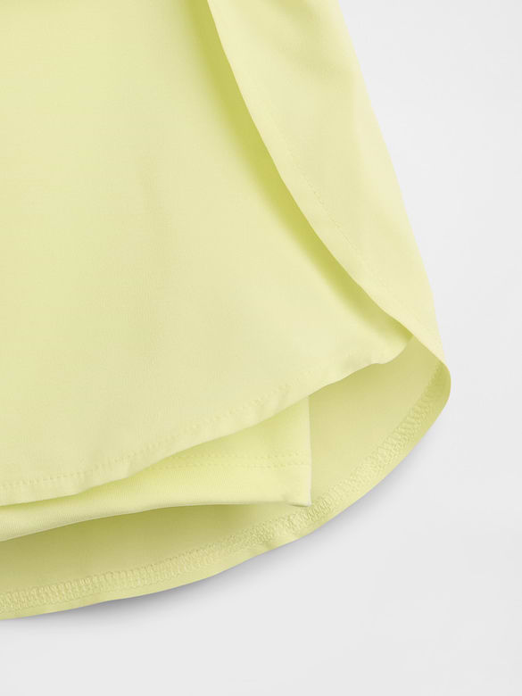 Kids Quick-Dry Butterfly-Hem Run Shorts