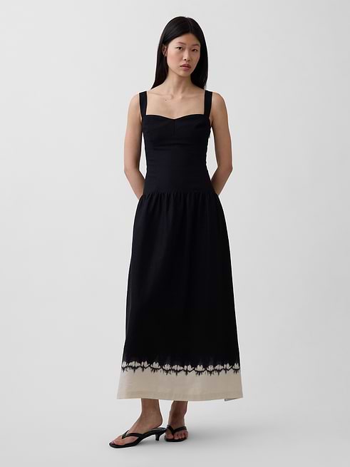 black side cutout dress Acapulco Long Sleeve Cut-Out Waist Split Midi Off Shoulder Black Taffeta and Lace SUSTAINABLE Color:Regency