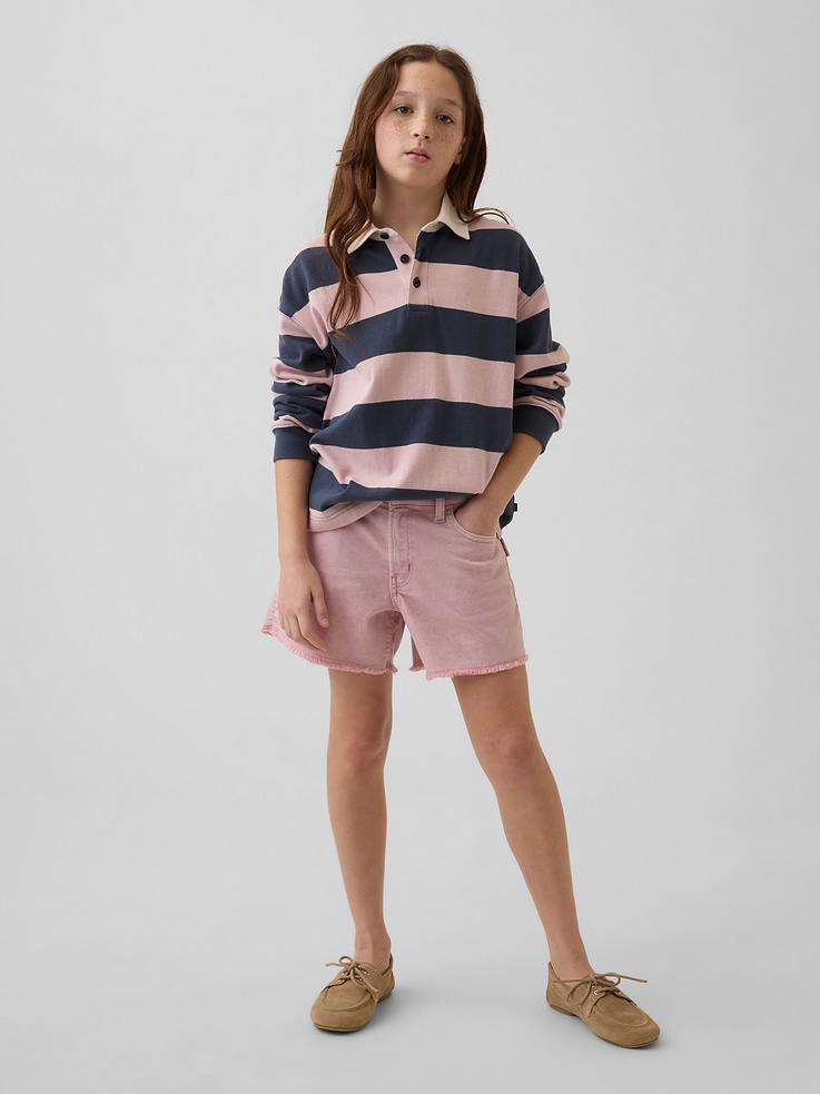 Image number 1 showing, Kids Low Rise Stride Denim Shorts