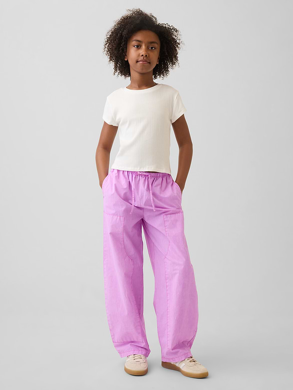 Kids Easy Double-Knee Barrel Pants