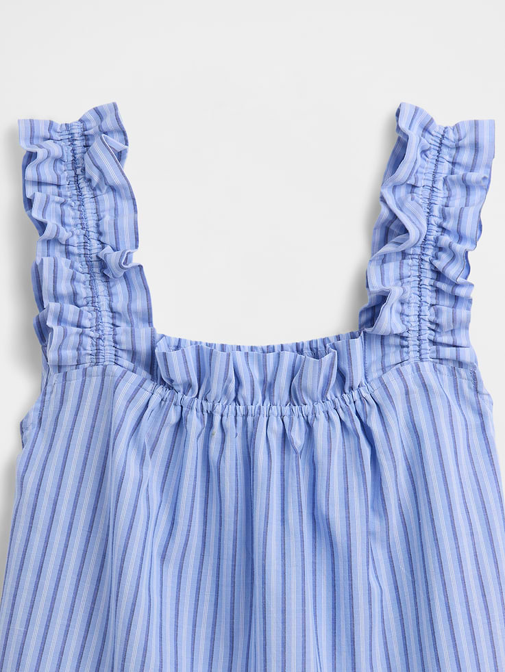 Image 5 of 5, Ruffle Poplin PJ Top