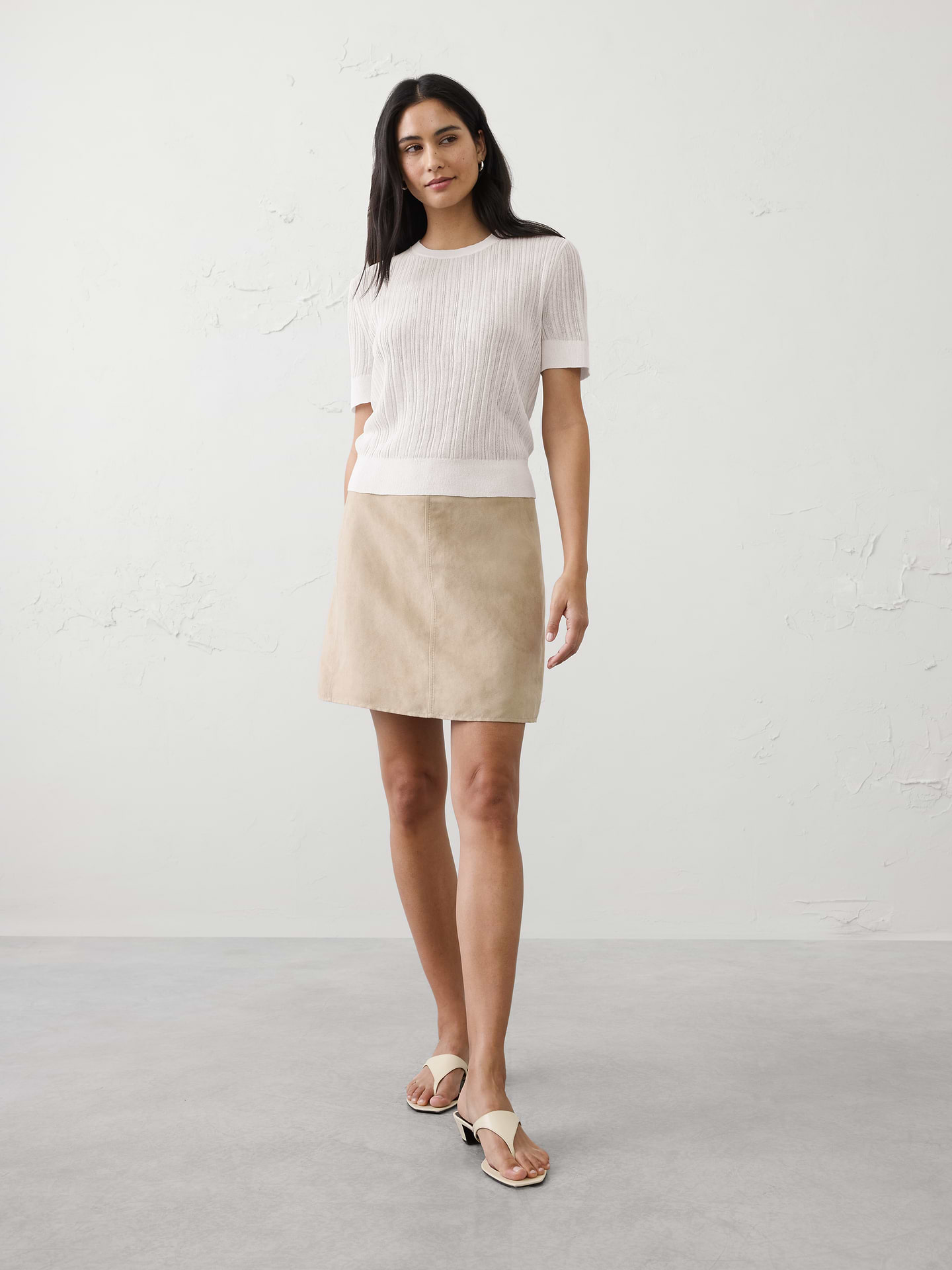 Image number 1 showing, Sheer Sweater T‑Shirt