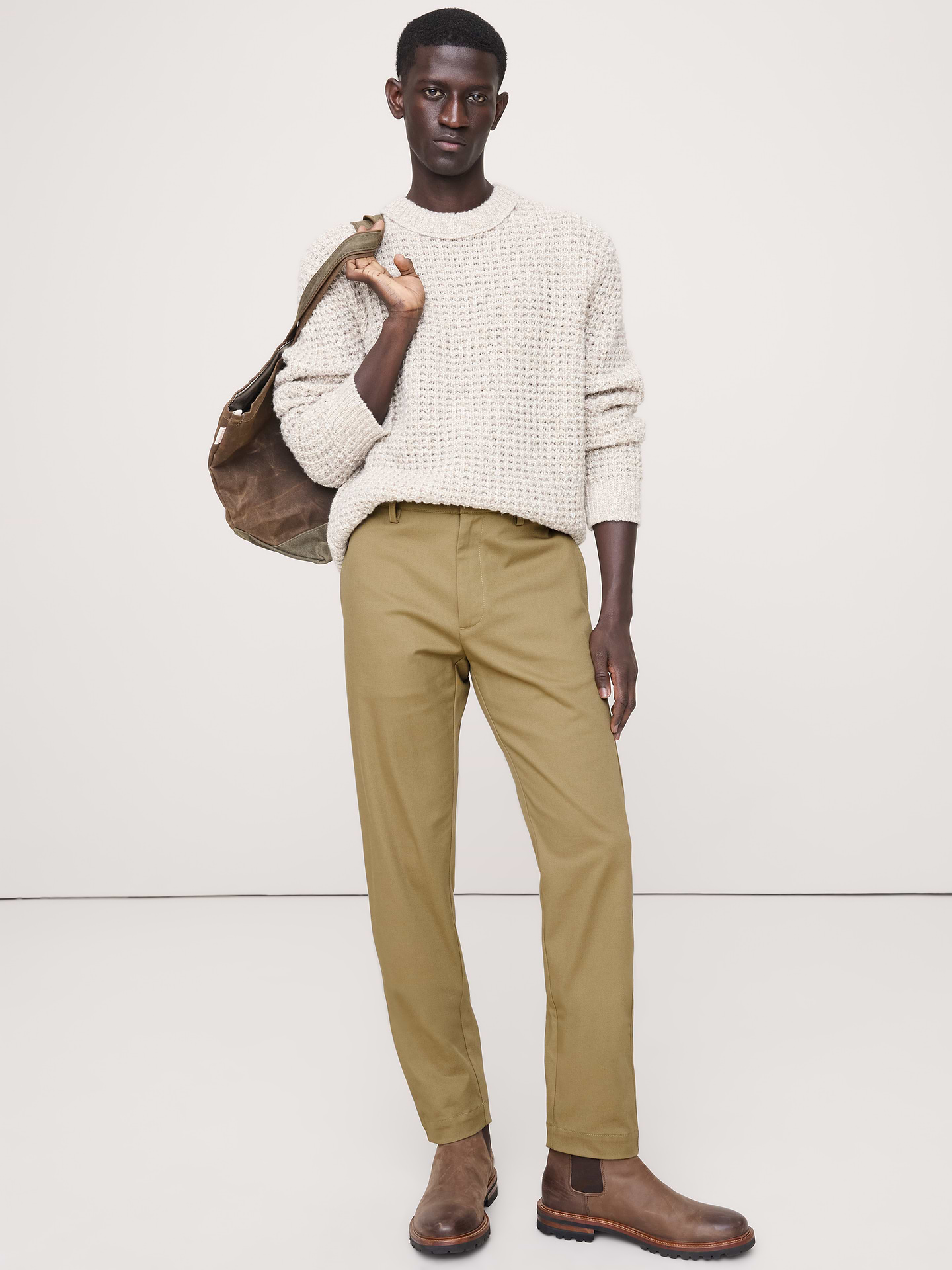 Image number 1 showing, Slim Italian-Stretch Chino