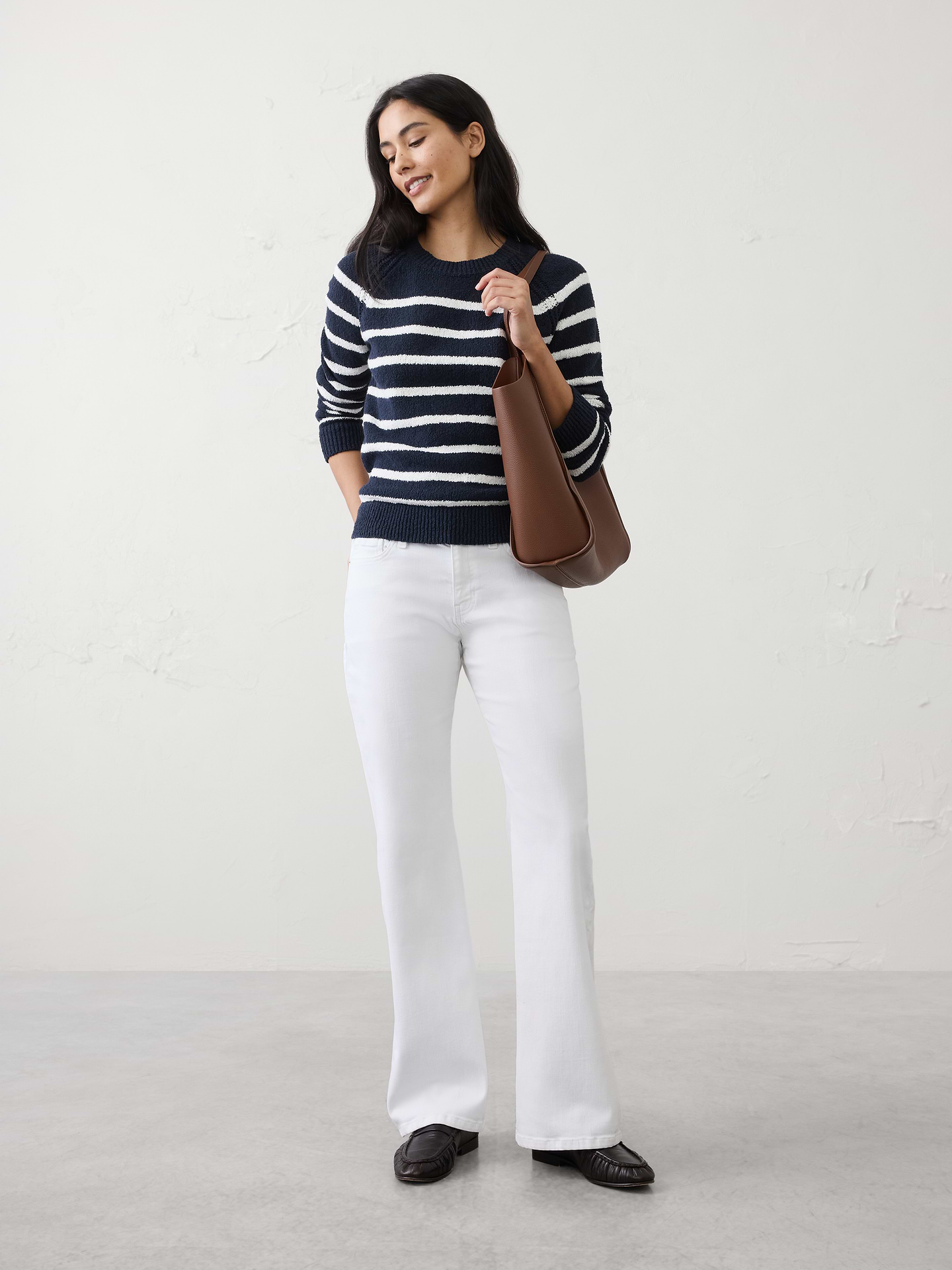 Image number 1 showing, Bootcut Mid-Rise Slim Jean