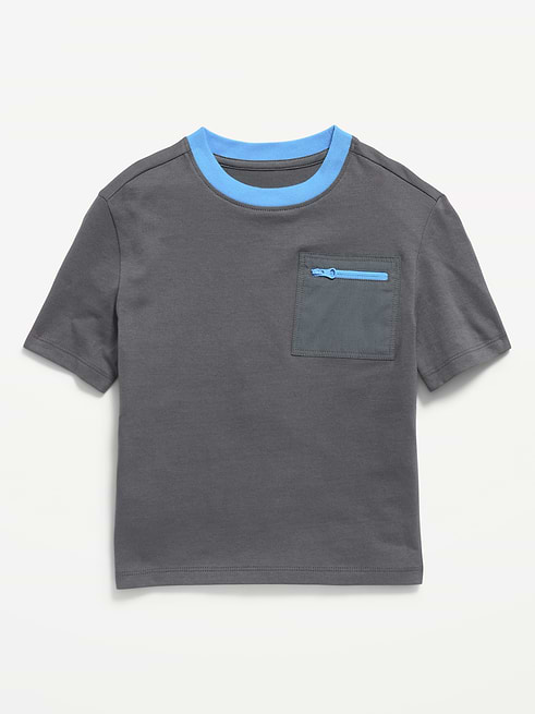 Oversized Oversized Short-Sleeve Utility Pocket T-Shirt for Toddler Boys on clearance at Old Navy — 50% off