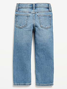 L'image numéro 3 présente Jean droit en denim extensible et déchiré pour tout-petit