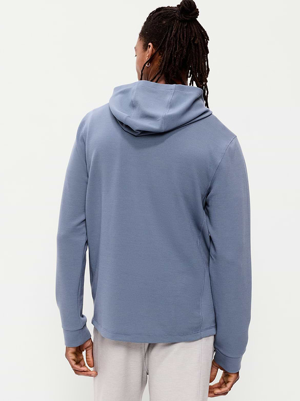 Recharge Knit Waffle Pullover Hoodie