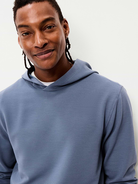 Recharge Knit Waffle Pullover Hoodie