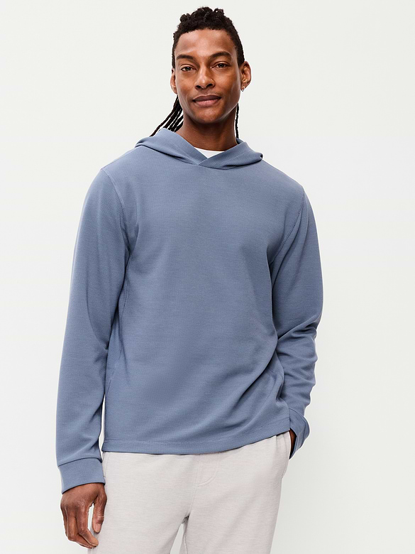 Recharge Knit Waffle Pullover Hoodie