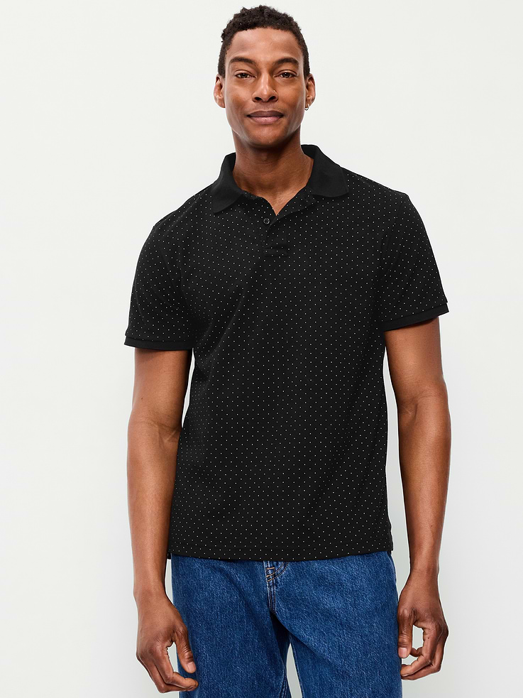 L'image numéro 1 présente Polo en piqué coupe classique pour Homme