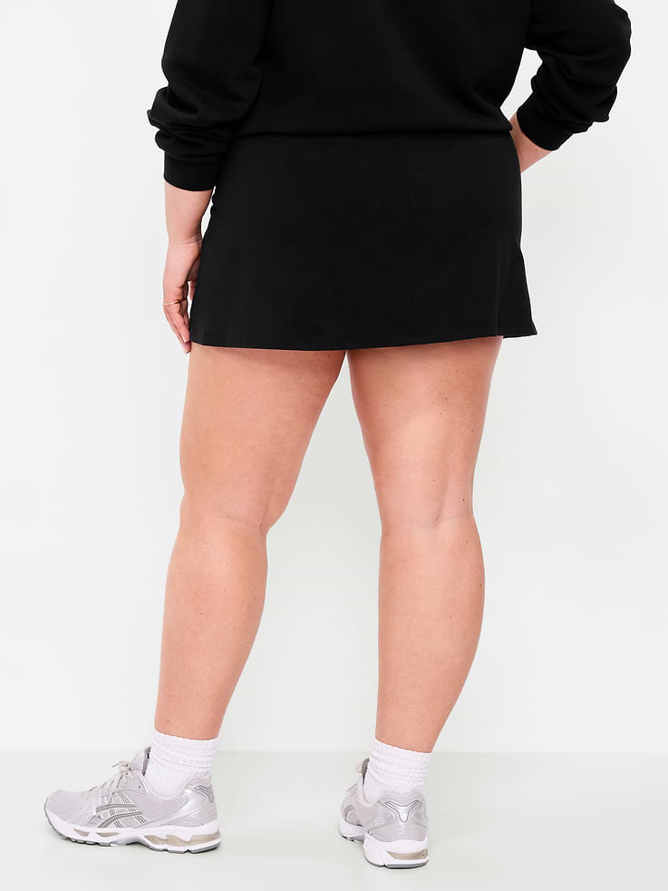 L'image numéro 7 présente Jupe-short PowerChill à taille haute
