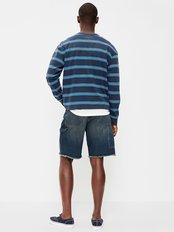 Baggy Carpenter Jean Shorts-- 10-inch inseam