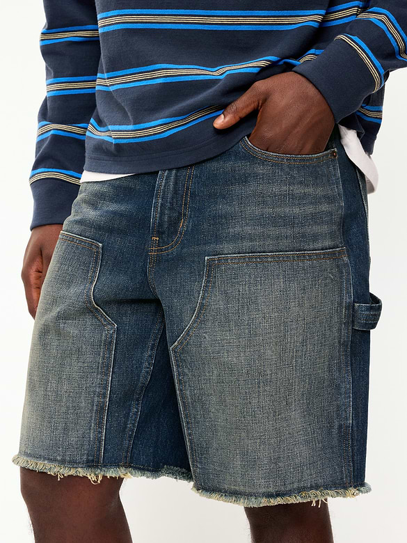 Baggy Carpenter Jean Shorts-- 10-inch inseam