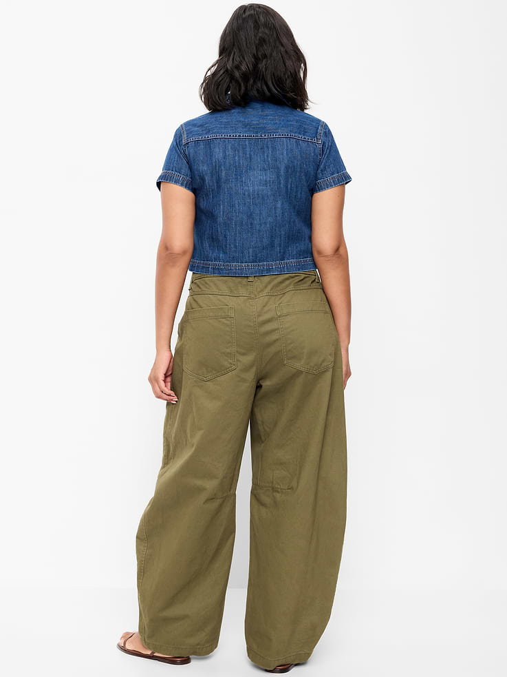 Image number 9 showing, Mid-Rise Barrel Chino Pants