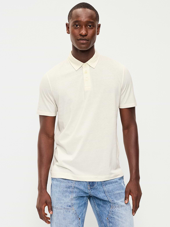 Polo en jersey coupe classique