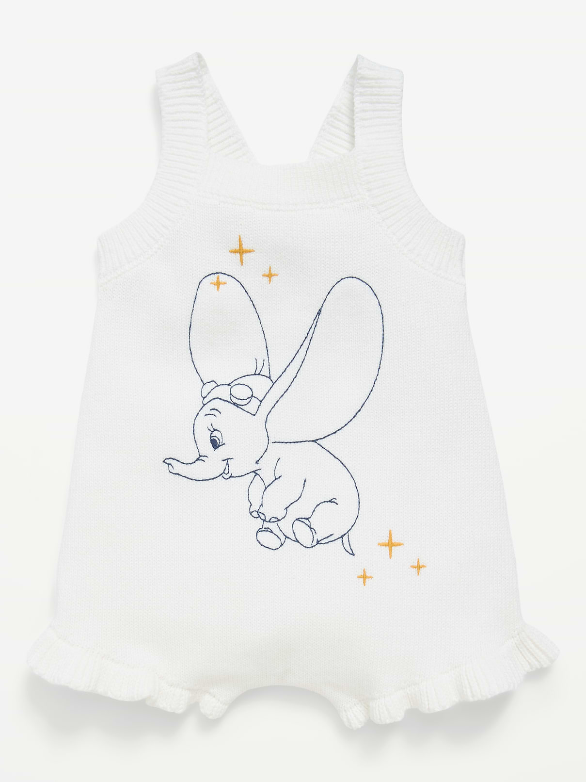 Image number 1 showing, Disney© Dumbo Sweater-Knit Romper for Baby