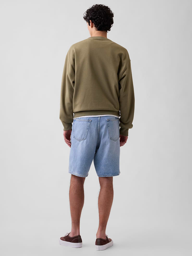 Image number 2 showing, 9" SuperSoft Loose Denim Shorts