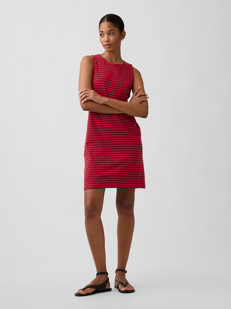 Image number 1 showing, Stripe Tank Mini Dress