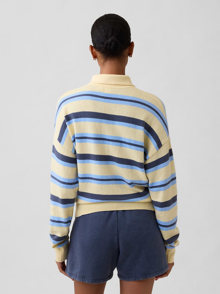Image number 2 showing, CashSoft Relaxed Sweater Polo Shirt