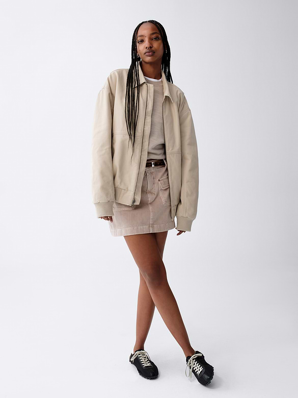 Canvas Bomber Jacket