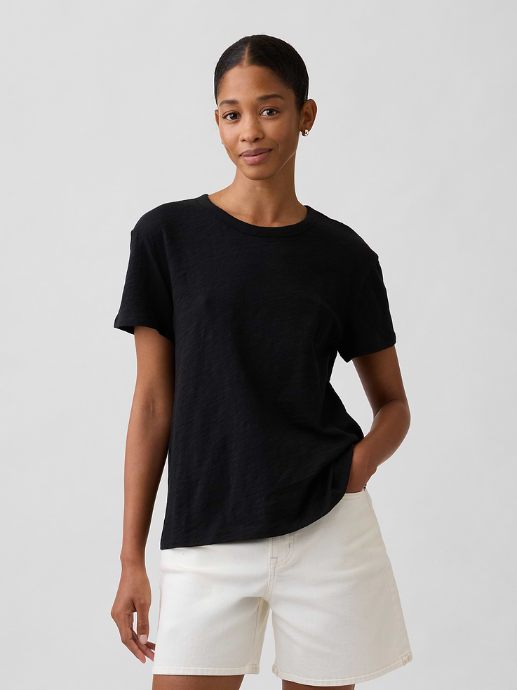 Image number 1 showing, ForeverSoft Relaxed Crewneck T-Shirt