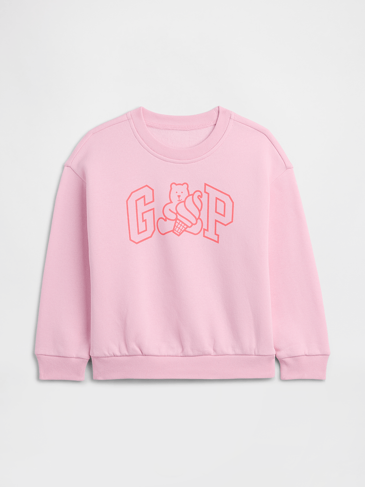 Image number 1 showing, babyGap Relaxed Logo Crewneck Sweatshirt