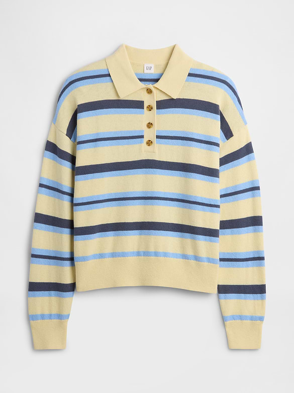 CashSoft Relaxed Sweater Polo Shirt