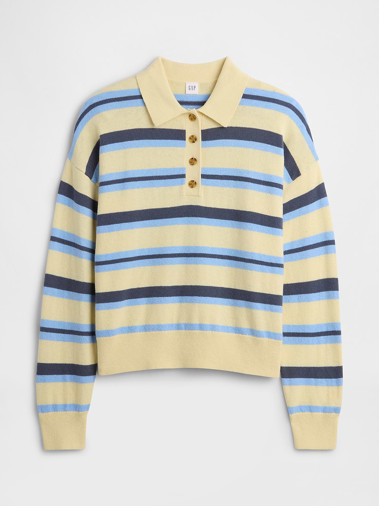 Image number 5 showing, CashSoft Relaxed Sweater Polo Shirt