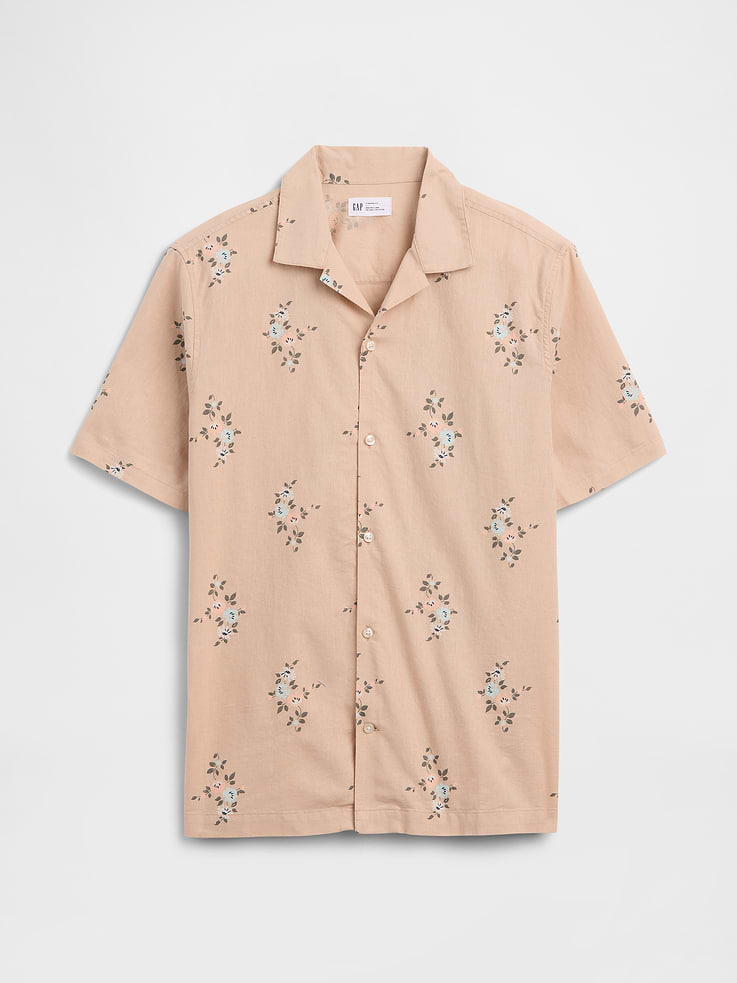 Image number 5 showing, Linen-Blend Vacay Shirt in Standard Fit