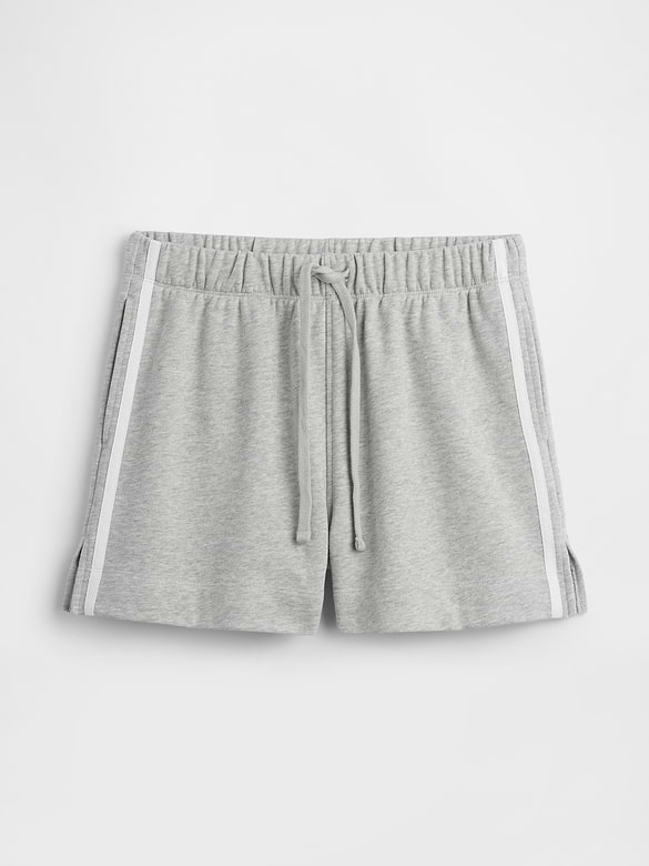 Relaxed Stripe French Terry Shorts