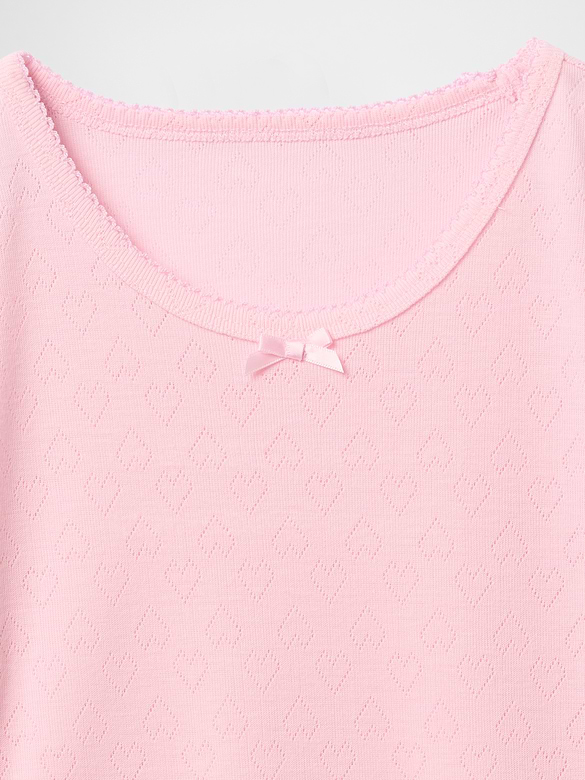 Kids Recycled Pointelle PJ T-Shirt