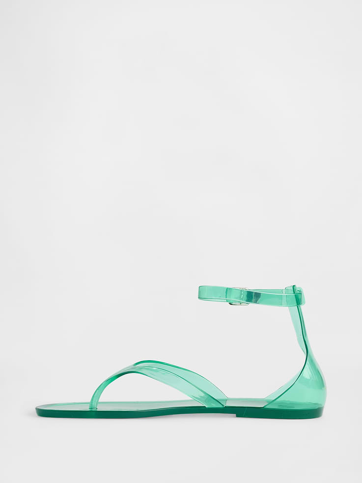 Image number 4 showing, Jelly Thong Sandals