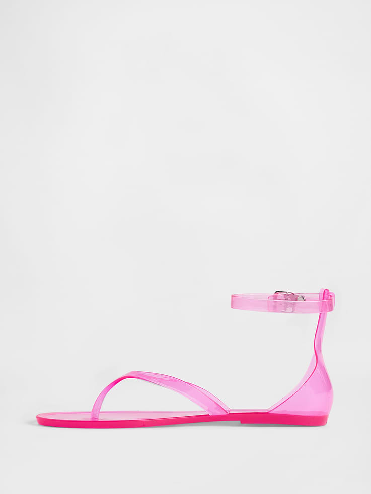 Image number 4 showing, Jelly Thong Sandals