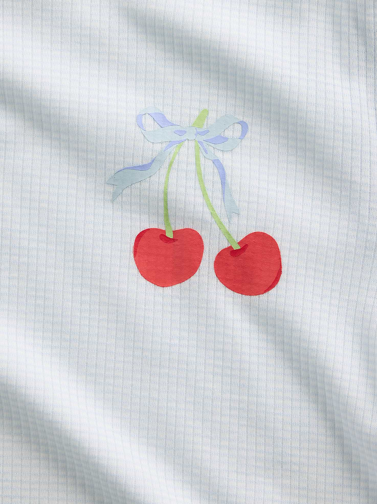 Image number 4 showing, Kids Recycled Rib PJ Short Set